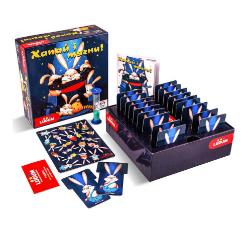 гр Гра настільна LG2047-51 "Хапай і тягни" + пісочний годинник (10) "Ludum", в коробці