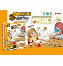 Розважальна гра 1210 (84/2) “Малюй носом”, 2 окулярів, дощечка для малювання, 8 маркерів “пиши-витирай”, пісочний годинник, картки, в коробці