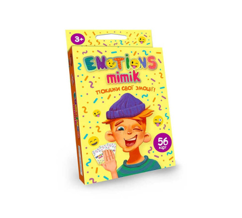 гр Карткова гра "Emotions Mimik" ЕМ-01-01U УКР. (32) "Danko Toys" гр Карткова гра "Emotions Mimik" ЕМ-01-01U УКР. (32) "Danko Toys"