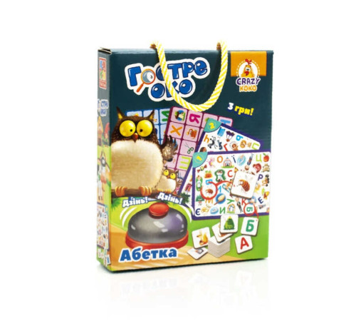 гр Гра зі дзвоником "Гостре око. Абетка" VT8010-14 укр (14) "Vladi Toys", в коробці гр Гра зі дзвоником "Гостре око. Абетка" VT8010-14 укр (14) "Vladi Toys", в коробці