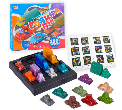гр Розвиваюча гра "Година пік" UKB-B 0035 (18) "4FUN Game Club", зручний органайзер для зберігання машинок, машинки, ігрова платформа, українською мовою, в коробці гр Розвиваюча гра "Година пік" UKB-B 0035 (18) "4FUN Game Club", зручний органайзер для зберігання машинок, машинки, ігрова платформа, українською мовою, в коробці