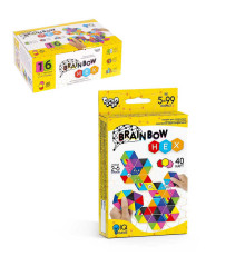 гр Настільна розважальна гра "Brainbow HEX" G-BRH-01-01 (32) "Danko Toys", ОПИС УКР/РОС. МОВАМИ