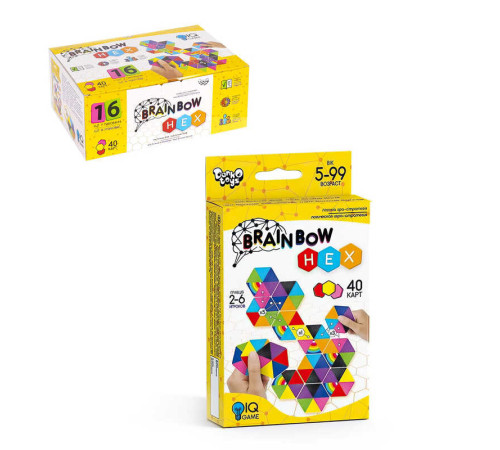 гр Настільна розважальна гра "Brainbow HEX" G-BRH-01-01 (32) "Danko Toys", ОПИС УКР/РОС. МОВАМИ гр Настільна розважальна гра "Brainbow HEX" G-BRH-01-01 (32) "Danko Toys", ОПИС УКР/РОС. МОВАМИ