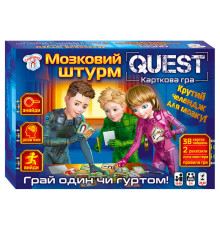 гр Настільна гра Quest. Мозковий штурм Сюрприз 10120182У (75) "Ранок", в коробці