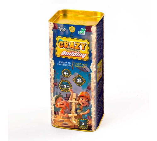 гр Розвиваюча настільна гра "Crazy Balance Building" CBB-01 (6) "Danko Toys" гр Розвиваюча настільна гра "Crazy Balance Building" CBB-01 (6) "Danko Toys"