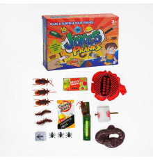 Набір приколів 388-2 (96/2) 16 елементів, муляжі, фігурки комах, фальшивий ніж, в коробці