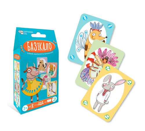 гр Карткова гра "Базікало" 301236 (150) "DoDo", 44 картки, розмір: 10х7 см, в коробці
