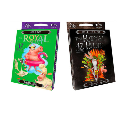 гр Карткова гра "The royal bluff" Вірю Не Вірю RBL-01-01U, RBL-01-02U / укр / (32) "Danko Toys" гр Карткова гра "The royal bluff" Вірю Не Вірю RBL-01-01U, RBL-01-02U / укр / (32) "Danko Toys"