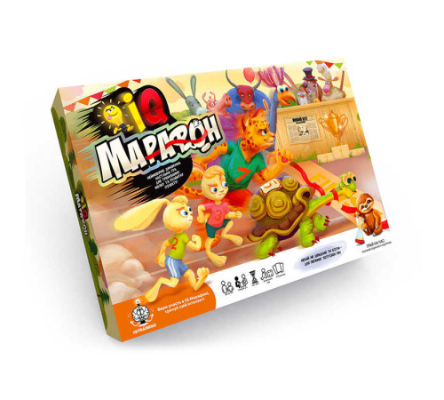 гр Настільна гра "IQ Марафон" G-IQM-01-01U УКР. (10) "Danko Toys" гр Настільна гра "IQ Марафон" G-IQM-01-01U УКР. (10) "Danko Toys"