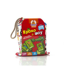 гр Гра настільна "Крокошоу" (укр) VT8077-10 (12) "Vladi Toys", 55 карт, у мішку