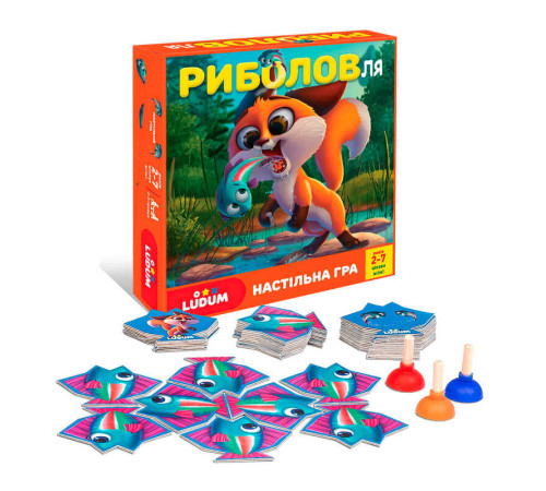 гр Гра настільна "Риболовля" LD1049-54 (24) "Ludum", в коробці – в наличии! Купите сейчас у KAZKOVA