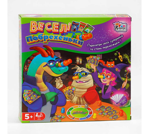 гр Настільна гра “Веселі побрехеньки” 32777 (12) "4FUN Game Club", 24 картки, 4 окулярів, 11 ковпачків, в коробці гр Настільна гра “Веселі побрехеньки” 32777 (12) "4FUN Game Club", 24 картки, 4 окулярів, 11 ковпачків, в коробці