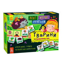 гр "Мої перші речення. Тварини" КН1198002У /Укр/ (14) "Кенгуру", 30 карток, в коробці
