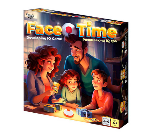 гр Розвиваюча настільна гра "Face Time" FT-01-01 (10) "Danko Toys" гр Розвиваюча настільна гра "Face Time" FT-01-01 (10) "Danko Toys"