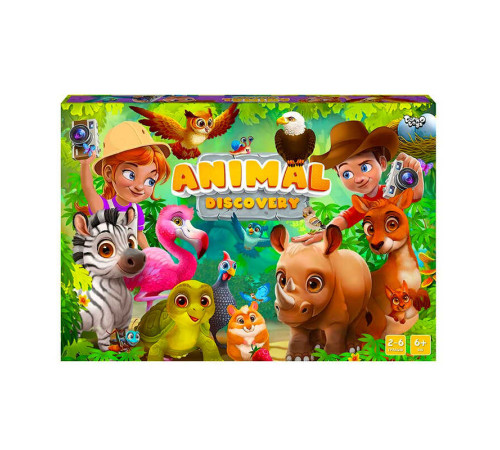 гр Настільна гра "Animal Discovery" G-AD-01-01U УКР. (10) "Danko Toys" гр Настільна гра "Animal Discovery" G-AD-01-01U УКР. (10) "Danko Toys"