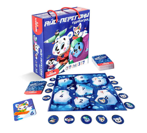 гр Гра настільна LG2047-53 "АЙС-перегони" (10) "Ludum", в коробці – в наличии! Купите сейчас у KAZKOVA