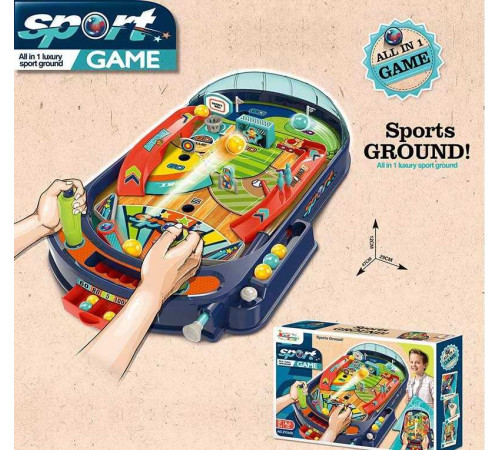 Пінбол ZY 2008 (12) “Спортивний майданчик”, механічний принцип роботи, 12 кульок, в коробці