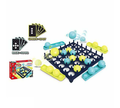Розважальна гра 68788 (48/2) ігрове поле, кульки, картки із завданнями, в коробці