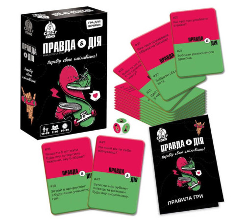 гр Гра настільна розважальна "Правда або дія" VT5903-02 (21) "Vladi Toys", в коробці