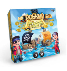 гр Настільна розважальна гра "Морський бій Pirates Gold" G-MB-03U УКР. (10) "Danko Toys"