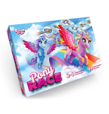 гр Настільна розважальна гра "Pony Race" G-PR-01-01 (10) "Danko Toys", опис укррос мовами