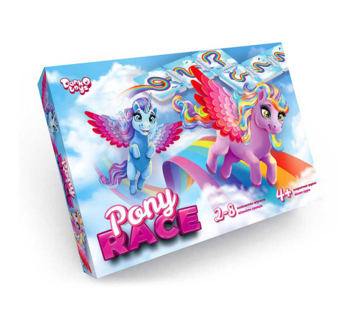 гр Настільна розважальна гра "Pony Race" G-PR-01-01 (10) "Danko Toys", опис укррос мовами гр Настільна розважальна гра "Pony Race" G-PR-01-01 (10) "Danko Toys", опис укррос мовами