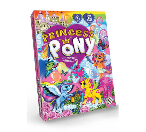 гр Настільна гра "Princess Pony" DTG96 (20) "Danko Toys", опис укррос мовами