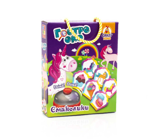 гр Гра зі дзвоником "Гостре око. Смаколики " VT8010-15 укр (14) "Vladi Toys" – в наличии! Купите сейчас у KAZKOVA