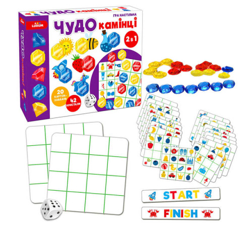 гр Гра настільна "ЧУДОкамінці" ME5032-12 (17) "Ludum", в коробці – в наличии! Купите сейчас у KAZKOVA