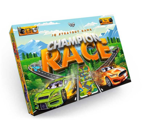 гр Настільна розважальна гра "Champion Race" G-CR-01-01 (10) "Danko Toys", опис укррос мовами