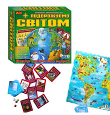 гр Настільна гра "Подорожуємо світом" 12120099У (6) "Ранок"