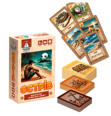 гр Гра настільна розважальна "Острів" VT5903-06 (21) "Vladi Toys", 100 карток, в коробці