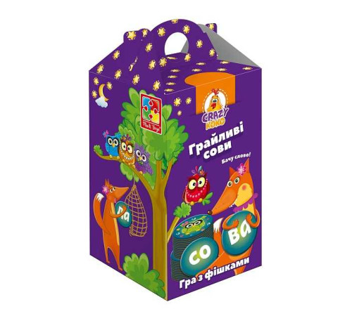 гр Гра "Грайливі сови. Бачу сови!" - VT 8033-04 (12) "Vladi Toys" – в наличии! Купите сейчас у KAZKOVA