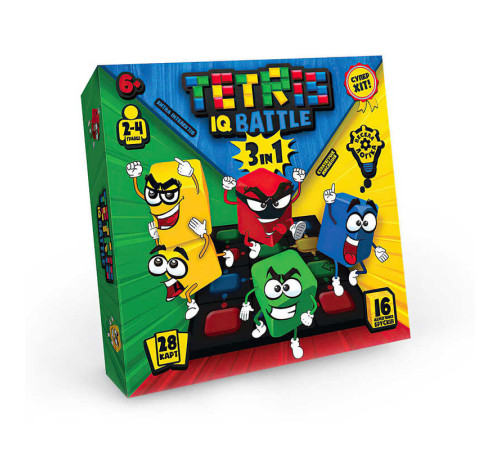 гр Настільна розважальна гра "Tetris IQ battle 3in1" G-TIB-02U УКР. (10) "Danko Toys" гр Настільна розважальна гра "Tetris IQ battle 3in1" G-TIB-02U УКР. (10) "Danko Toys"