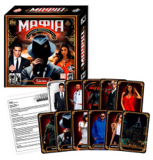 гр Настільна гра "Мафія" 92469 (60/2) "4FUN Game Club", 28 карток, в коробці