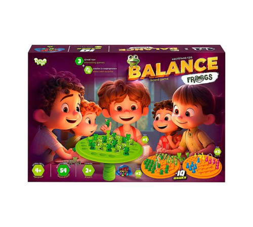 гр Розвиваюча настільна гра "Balance Frogs" велика BalF-01 (5) "Danko Toys" гр Розвиваюча настільна гра "Balance Frogs" велика BalF-01 (5) "Danko Toys"
