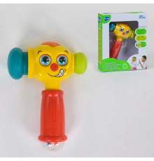 Молоток музичний 3115 (36/2) підсвічування, 2 режими, мелодії, англ.озвучка, в коробці