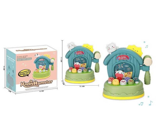 Стукалка 162-16 (72) на батарейках, звук, підсвічування, озвучування англ. мовою, у коробці