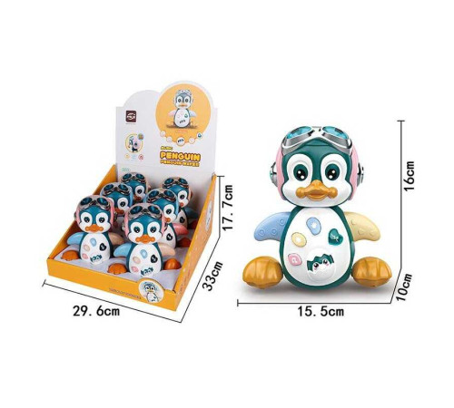 Пінгвін музичний 8866 A (8/2) підсвічування, мелодії, звуки, музика, рухається, ЦІНА ЗА 6 ШТУК В БЛОЦІ