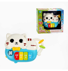 Піаніно музичне 63805 (48) "WToys", ОЗВУЧУВАННЯ УКРАЇНСЬКОЮ МОВОЮ, 8 пісень, 8 казок, цифри, підсвічування, намистини, в коробці