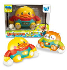 Звірята "Стриб-скок" 14506 (64) "WToys", ОЗВУЧУВАННЯ УКРАЇНСЬКОЮ МОВОЮ, підсвічування, пісні, в коробці