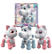 Інтерактивна тваринка "Мій улюбленець" 40986 (24) "WToys", 3 види, ОЗВУЧУВАННЯ УКРАЇНСЬКОЮ МОВОЮ, сенсорний датчик, підсвічування, пісні та фрази, ходить, в коробці, ВИДАЄТЬСЯ МІКС ВИДІВ