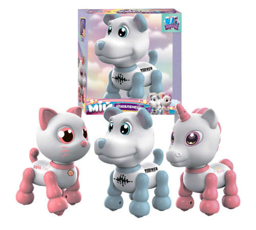 Інтерактивна тваринка "Мій улюбленець" 40986 (24) "WToys", 3 види, ОЗВУЧУВАННЯ УКРАЇНСЬКОЮ МОВОЮ, сенсорний датчик, підсвічування, пісні та фрази, ходить, в коробці, ВИДАЄТЬСЯ МІКС ВИДІВ – в наличии! Купите сейчас у KAZKOVA