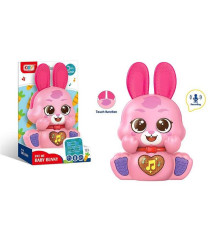 Музична іграшка O 13803 (96/2) гумові прорізувачі, мелодії, звуки, підсвічування, запис та відтворення голосу, сенсорна ділянка, на батарейках, в коробці