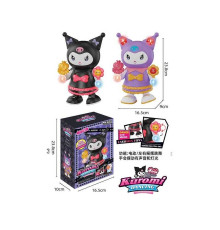 Музична іграшка PLG 501 /502 (72/2) 2 види, герой, розмір - 16.5х9х23.8 см, музика, танці, підсвічування, в коробці