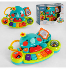 Музичне піаніно 48183 (24) "WToys", ОЗВУЧУВАННЯ УКРАЇНСЬКОЮ МОВОЮ, пісні, віршики про тварин, світлові ефекти, в коробці