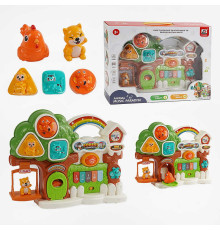 Музичний будинок CY 8006 B (24/2) звук, підсвічування, піаніно, тріскачка, в коробці