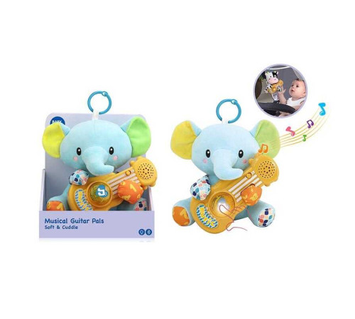 Музична іграшка 1948-3 (36) тваринка рухає лапкою, підсвічування, мелодії, кільце-фіксатор, в коробці