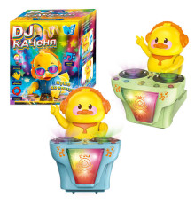 Каченя-діджей 51161 (60) "WToys", 2 кольори, ОЗВУЧУВАННЯ УКРАЇНСЬКОЮ МОВОЮ, пісні, підсвічування, рухи, танцює, їздить, в коробці