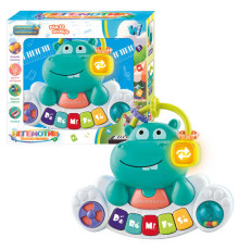 Піаніно 87958 (72) "WToys", ОЗВУЧУВАННЯ УКРАЇНСЬКОЮ МОВОЮ, пісні, підсвічування, казки, брязкальце, пальчикові ігри, в коробці